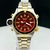 Primeira Linha Aqualand - prata, dourado e vermelho - Pulseira de aço - À PROVA D'ÁGUA - cod55 - comprar online