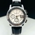 Linha Diamante - 100% Funcional Classic - prata, preto e branco - Pulseira de couro - Á PROVA D'ÁGUA - cod85 - comprar online