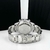 1ª Linha - Daytona - prata e branco - Pulseira de aço - À PROVA D'ÁGUA - cod60 - loja online