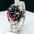 Primeira Linha Submariner PQ - prata, preto e vermelho - Pulseira Oyster de aço - À PROVA D'ÁGUA - cod60 na internet