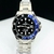 Primeira Linha Submariner PQ - prata, preto e azul - Pulseira Oyster de aço - À PROVA D'ÁGUA - cod60 - comprar online