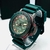 1ª Linha Marina Militare - chumbo e verde - Pulseira de borracha - À PROVA D'ÁGUA - cod70 - comprar online
