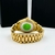 Primeira Linha Date just Floral - dourado - Pulseira Presidente de aço - À PROVA D' ÁGUA - cod60 na internet