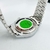 Primeira Linha Date Just - prata e verde - Pulseira Presidente de aço - À PROVA D'ÁGUA - cod60 - ML Joia