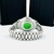Primeira Linha Date Just - prata e verde - Pulseira Presidente de aço - À PROVA D'ÁGUA - cod60 - loja online