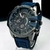 Linha Diamante 100% Funcional 10 BAR - preto e azul marinho - Pulseira de borracha - Á PROVA D'ÁGUA - cod75 na internet