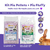 Kit PIU Pellets 1,7kg + PIU Fluffy 450g Forração para Roedores e Coelhos PIU BOX na internet