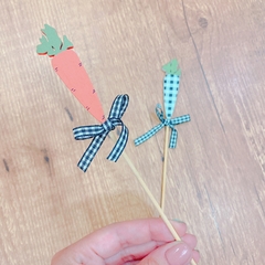 Par Pick Decorativo Cenouras - comprar online