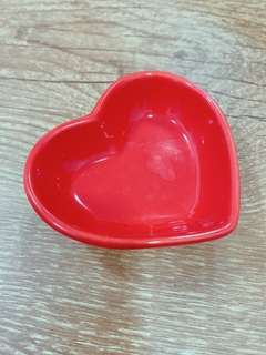 Mini Coração Vermelho de Cerâmica