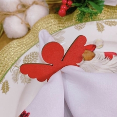 Porta Guardanapo MDF - Anjo Vermelho