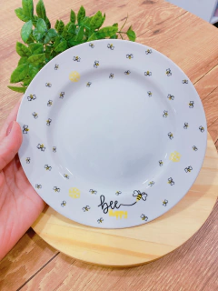 Prato Sobremesa Bee Happy - comprar online