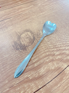 Colher de Café Prateada Coração na internet