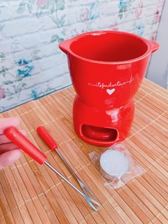 Kit de Fondue L´amour Vermelho na internet