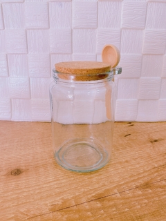 Pote de Vidro com Tampa Cortiça