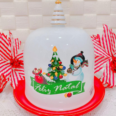 Porta Panettone de Porcelana