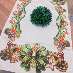 Trilho de Mesa Natal Verde