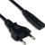 Cabo De Força Bipolar Tipo 8 Impressora Tv Rádio Game Impressora 2x0,75mm Plug 10 Amperes e 2 Metros - Vovô Geek Tech