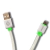 Cabo Carregador Usb Tipo-V8 Branco / Preto Carregamento Rápido Android 2 Metros - comprar online