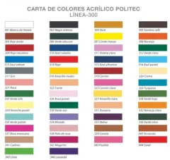 Pintura Acrílica Politec 250 Ml <POL> - comprar en línea