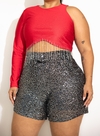 Cropped com strass - comprar online