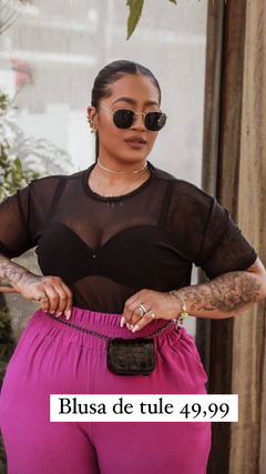 blusa de tule promo - Manu magazine