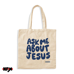 EcoBag "Ask me about Jesus"