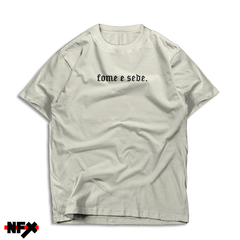 Camiseta Oversized "Fome e Sede”