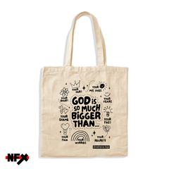 EcoBag "God is so Much Bigger Than..."