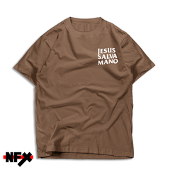 Imagem do Camiseta Oversized "Jesus Salva Mano"
