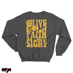 Moletom Live By Faith Not by Sight - comprar online