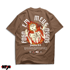 Imagem do Camiseta Oversized "FOGO EM MEUS OSSOS"