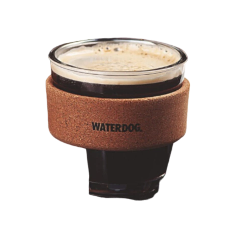 VASO CON CAUCHO VIDRIO