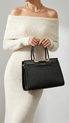 Valence- Bolsa Media Feminina Preta