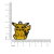 Pingente "Pikachu" Preto com Resina - comprar online
