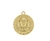 Pingente " Medalha rosto de Cristo" Niquel e Dourado