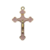 Pingente "Cruz Jesus" resinado Dourado e Níquel - comprar online