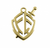 Pingente "FÉ" Níquel e Dourado - comprar online