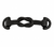 Pulseira Masculina "Corda" Níquel e Preto - comprar online