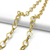 Corrente Losango 1.5mm Quadrada - Dourado - 25 metros