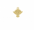 Pingente Pomba "Espirito Santo" Níquel e Dourado - comprar online