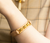 Pulseira "Tira de Arame Farpado" Níquel e Dourado - Bia Bijou
