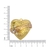 Pingente Coração "Je t'aime" Dourado - comprar online