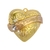 Pingente Coração "Je t'aime" Dourado