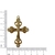 Pingente de Cruz Dourado - comprar online