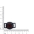 Pulseira Naruto "Sharingan" Preto com Resina - comprar online
