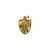 Pingente "Escudo de Fé" Dourado