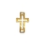 Pulseira "Cruz" Níquel e Dourado - comprar online