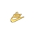 Pingente "Nike Pequeno" Dourado