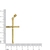 Pingente de Cruz Dourado - comprar online