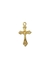 Imagem do Pingente Cruz "Jesus" PP Níquel e Dourado